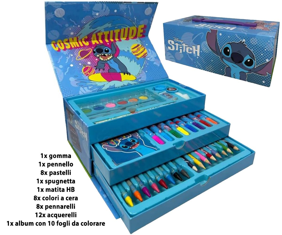 Valigetta di Colori per Bambini 52 Pezzi