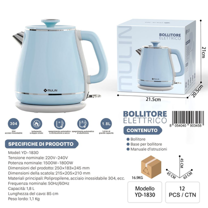 YD-1830 Bollitore Elettrico 1,8 Litri