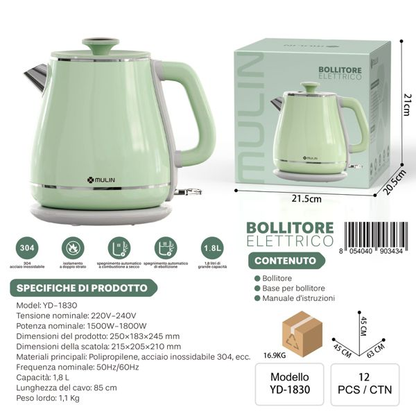 YD-1830 Bollitore Elettrico 1,8 Litri
