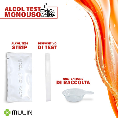 Mulin Alcol Test Etilometro Monouso