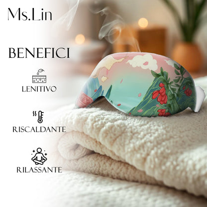 MS. LIN Maschera Occhi a Vapore (Rosa)