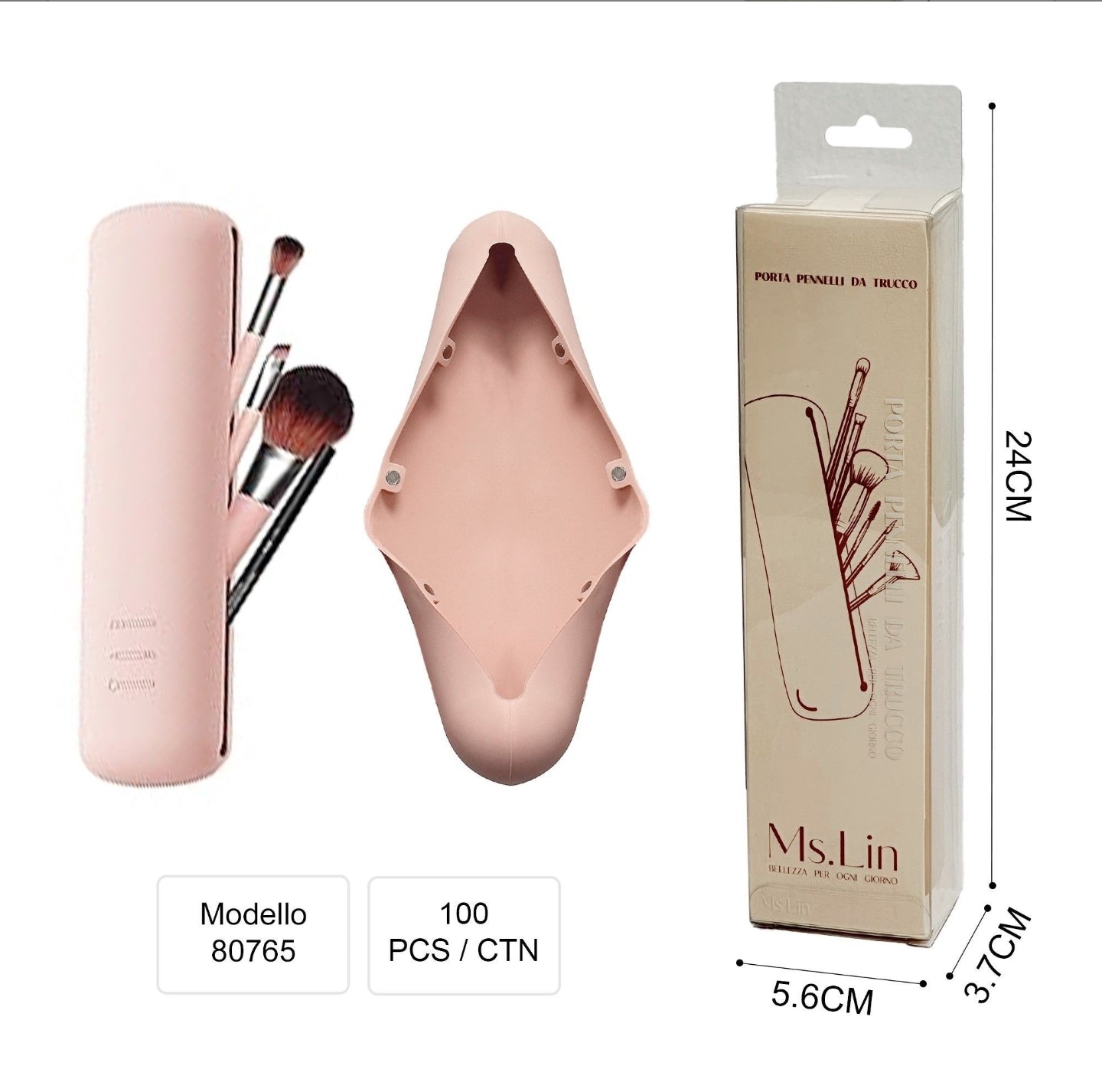 Tragbare Kosmetiktasche aus Silikon