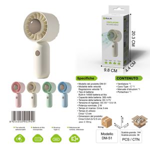 Ventilatore ricaricabile DM-51