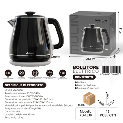 YD-1830 Bollitore Elettrico 1,8 Litri