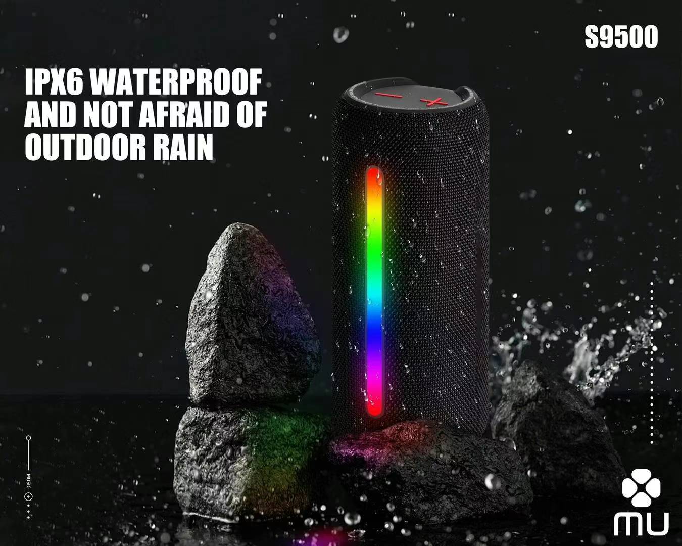 Tragbarer kabelloser RGB-Lautsprecher S9500 (Camo)