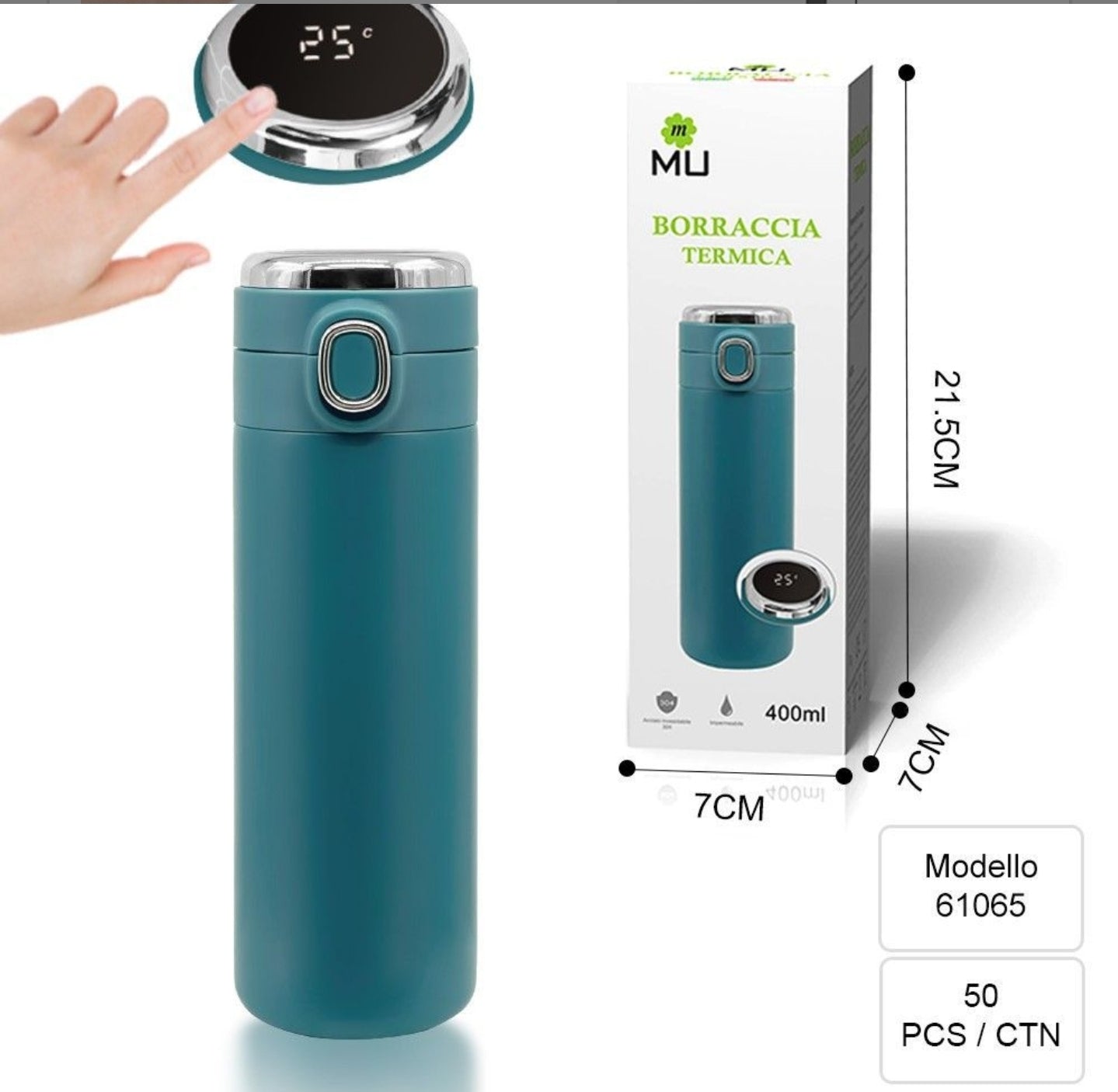 Borraccia Termica Digitale 400ml