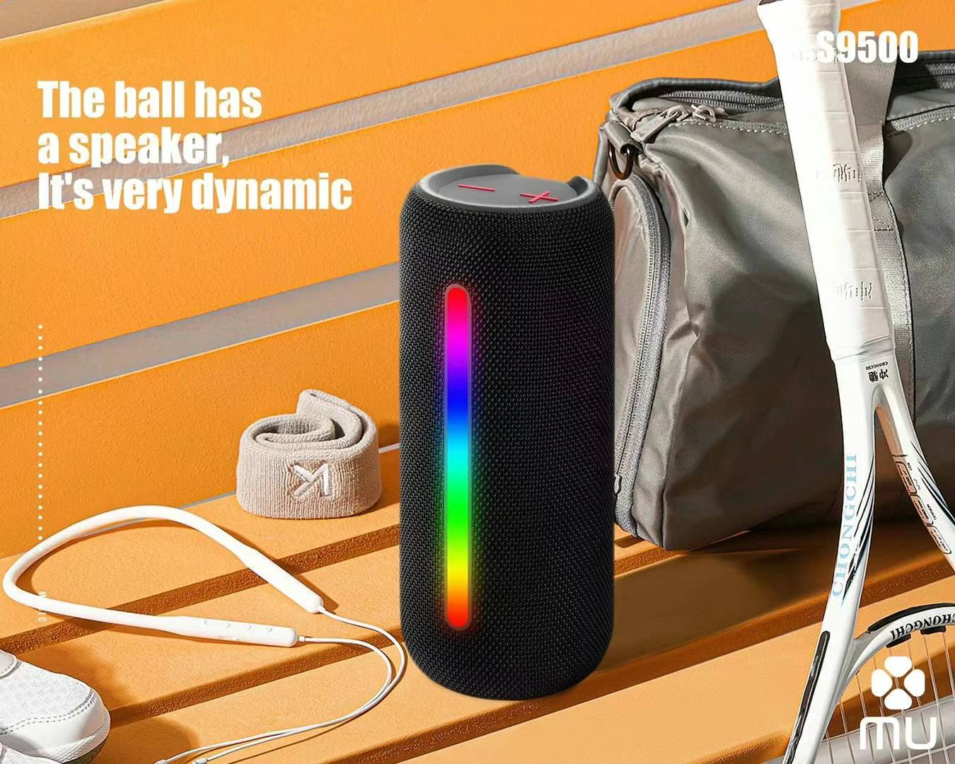 Tragbarer kabelloser RGB-Lautsprecher S9500 (Camo)