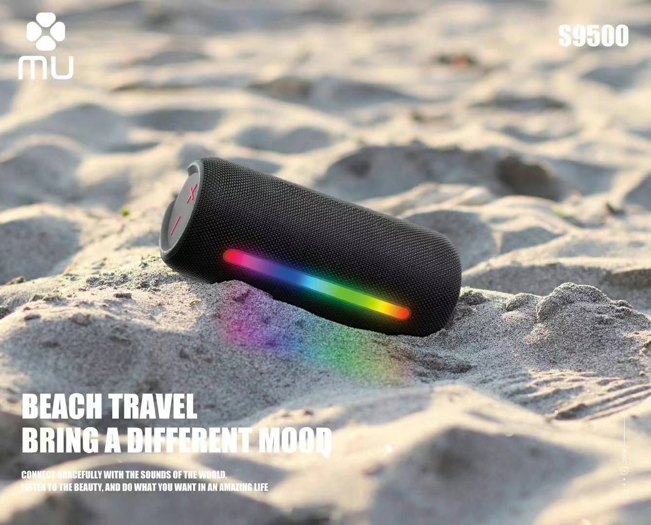 Tragbarer kabelloser RGB-Lautsprecher S9500 (Camo)