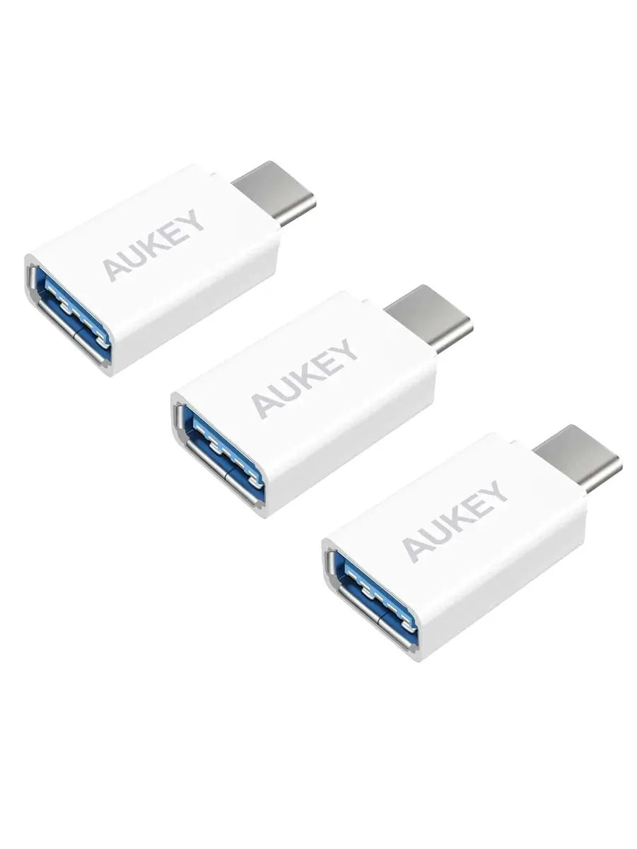 AUKEY CB-A1 USB 3.0 a Type-C Adattatore (Bianco)